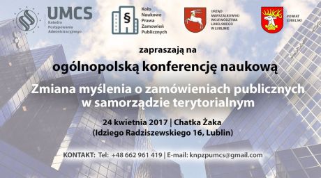 Zmiana myślenia o zamówieniach publicznych w samorządzie terytorialnym - konferencja w Chatce Żaka