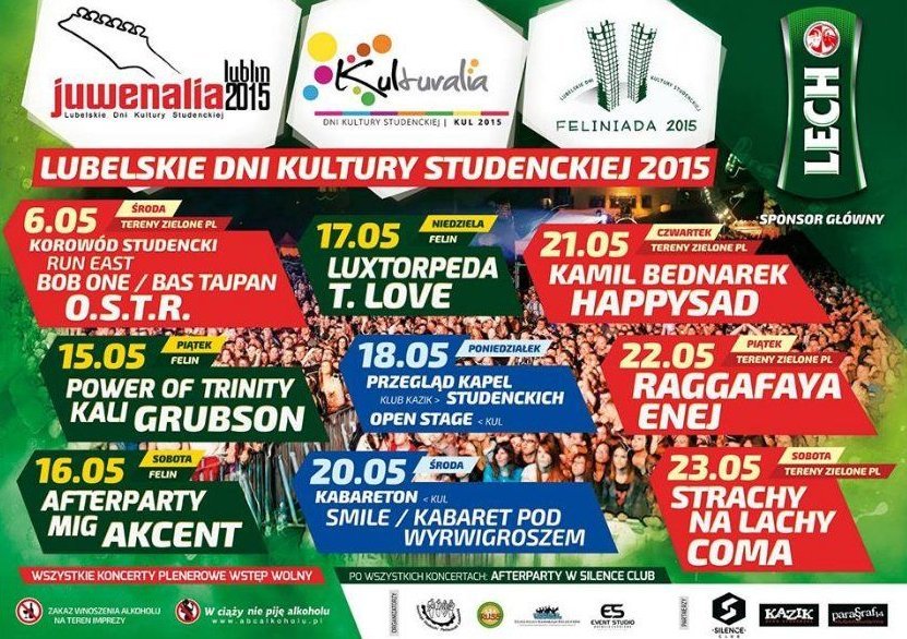 Lubelskie Dni Kultury Studenckiej 2015  - plakat