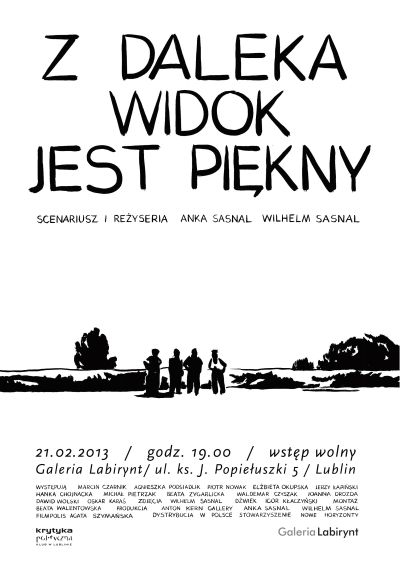 plakat widok