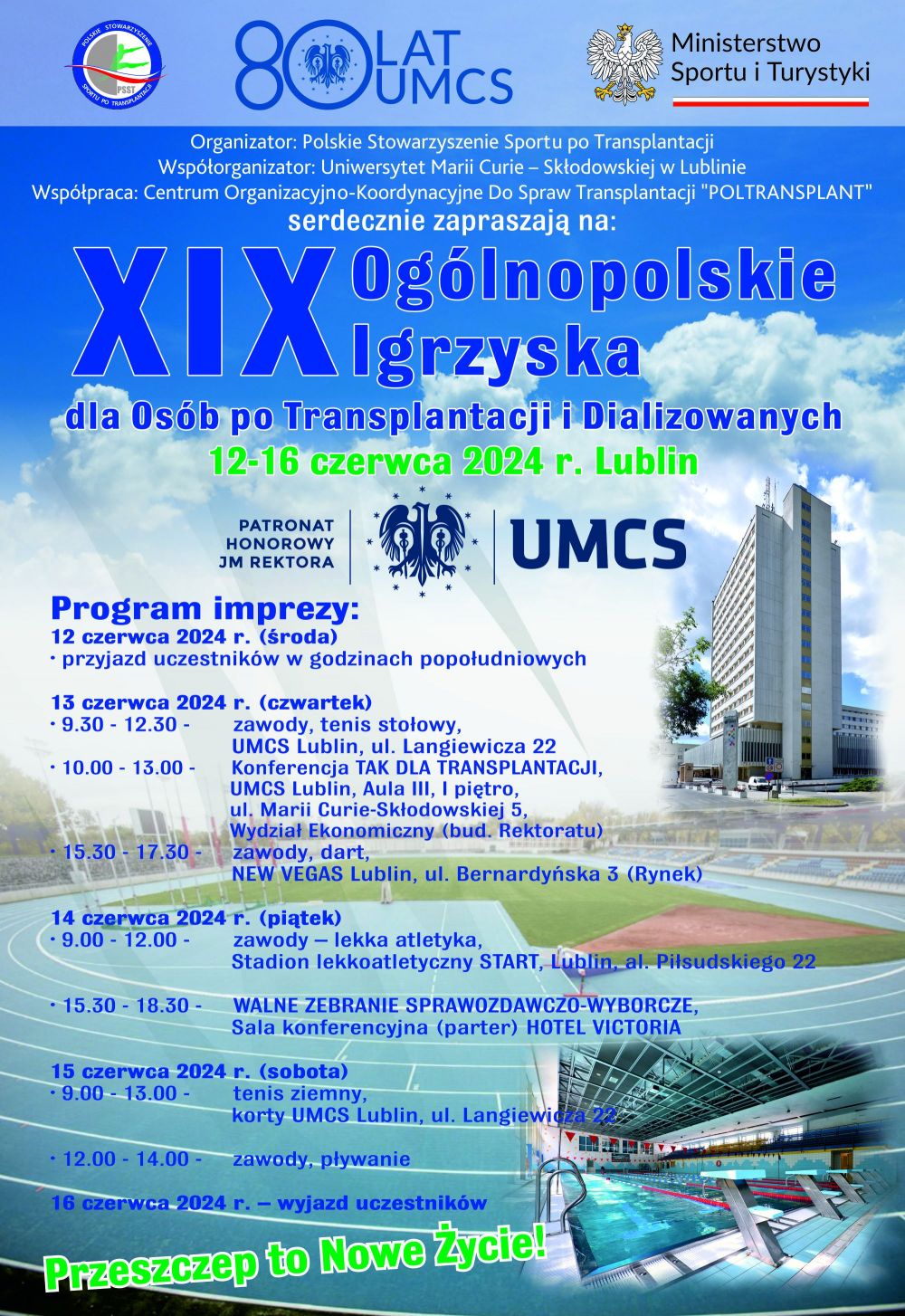 Ogólnopolskie igrzyska dla osób po transplantacji i dializowanych