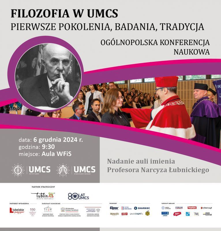 Filozofia w UMCS – pierwsze pokolenia, badania, tradycja